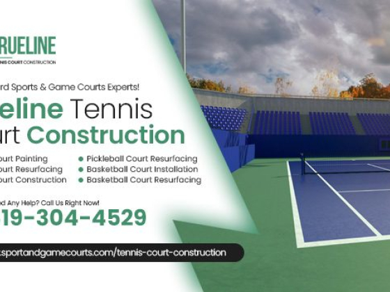 Trueline Tennis Court Construction