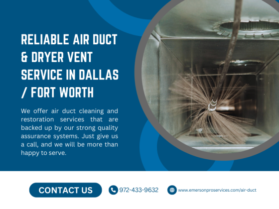 Emerson Air Duct & Dryer Vent