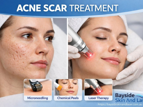 Acne scar treatment options: microneedling, chemical peels, laser therapy