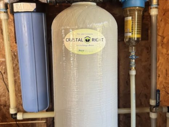 Industrial water filtration setup for clean water supply