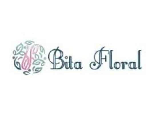 Bita Floral logo featuring a stylized flower