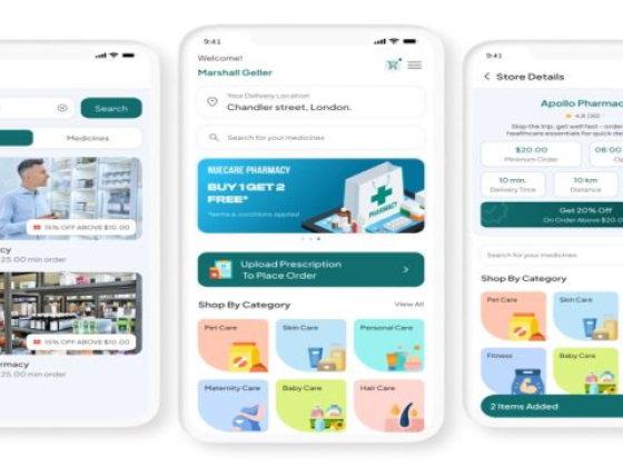 Medicine delivery app