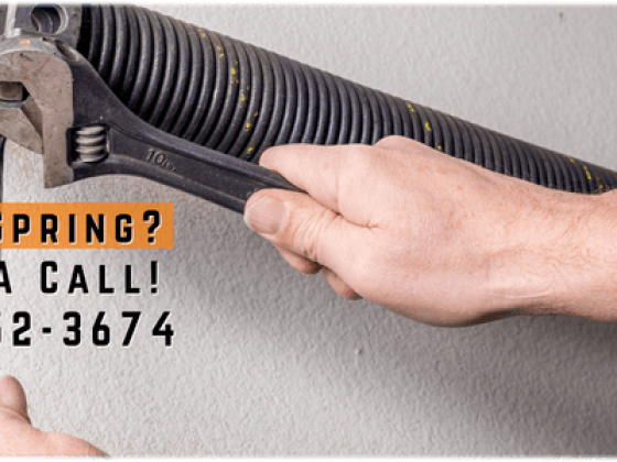 Call for garage door spring repair assistance