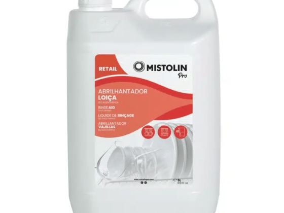 5L container of Mistolin Pro rinse aid
