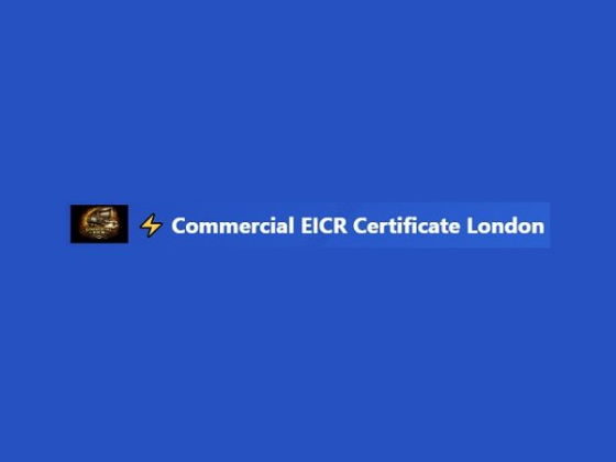 Commercial EICR Certificate London