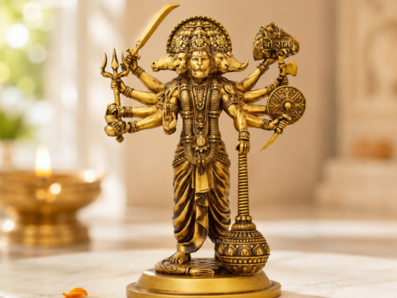 Evaraa - Standing Panchmukhi Hanuman Idols