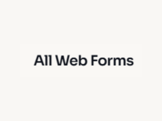 AllWebForms – Online Form Builder for Easy Data Collection