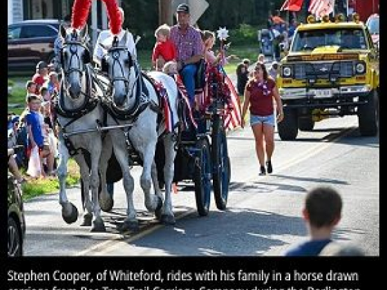 horsedrawn sleigh on wheels pennsylvania