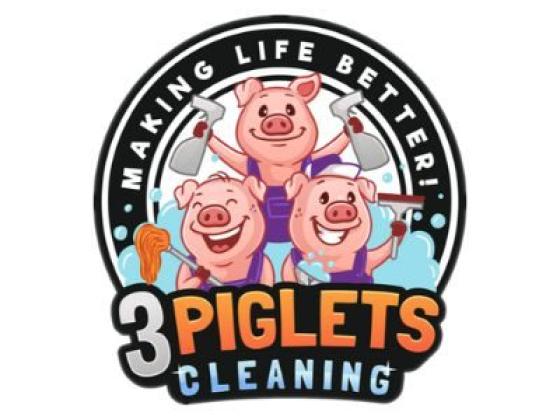 3 Piglets Cleaning