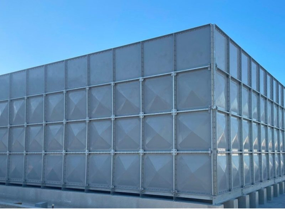 GRP panel type water tanks