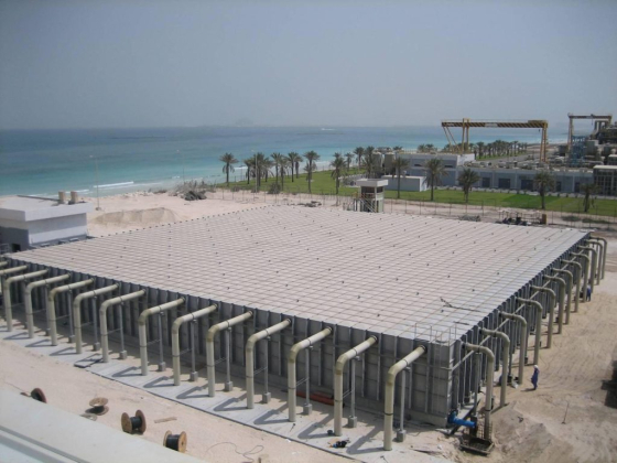 GRP panel type water tanks