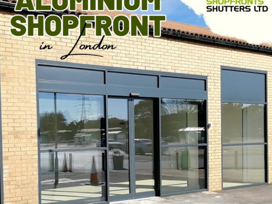 Aluminium Shopfront in London -Shopfronts Shutters Ltd