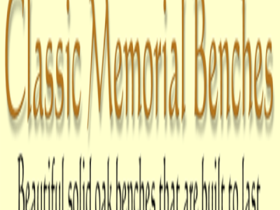 Classic Memorial Benches
