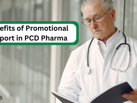 What are the importance and benefits of promotional support in PCD pharma franchise business?