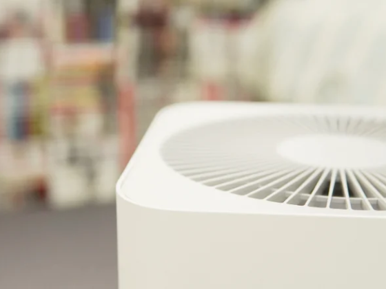 Stylish air purifier showcasing sleek design and ventilation