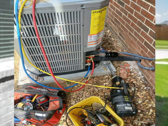 Tools and equipment for air conditioner maintenance