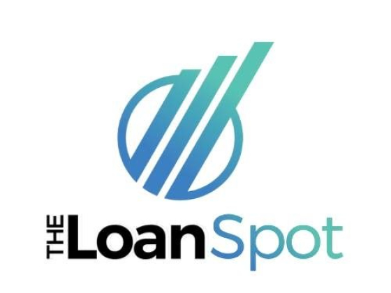 The Loan Spot logo in blue and black