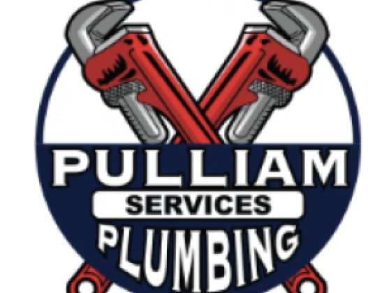 Pulliam Services Plumbing logo displaying crossed wrenches
