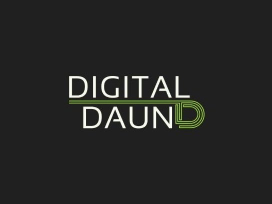 Digital DaunD logo in green and white text
