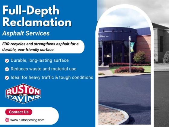 Ad highlights eco-friendly asphalt recycling benefits