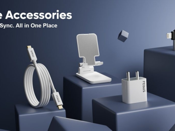 Mobile accessories including cable, charger, and holder