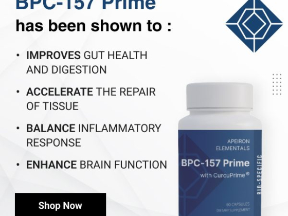 BPC-157 Prime improves gut health, tissue repair, inflammation, and brain function.