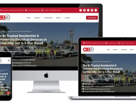 CSE website displayed on phone, tablet, and computers