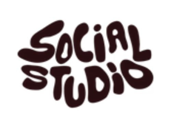 Logo with stylized text reading 'Social Studio'
