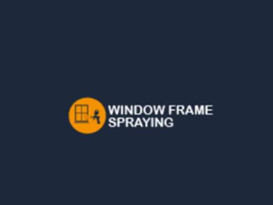 Logo for window frame spraying service
