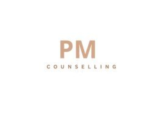 Minimalist logo design for PM Counselling.