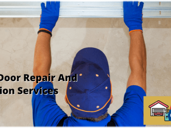 Garage door repair and installation services