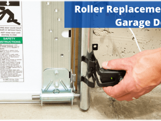 Garage door roller replacement process