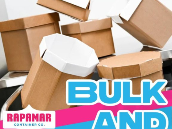 Promotional ad for bulk buying discounts from Rapamar Container Co.
