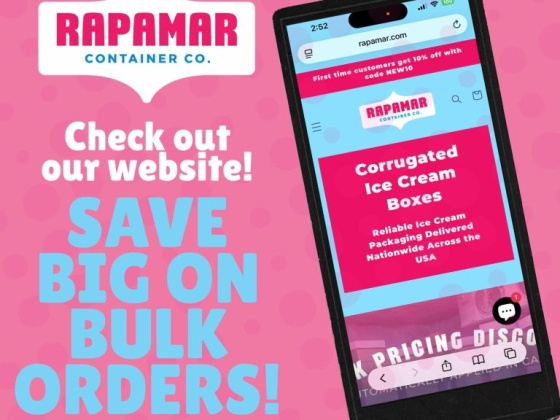 Offer for discounts on bulk orders at Rapamar Container Co.
