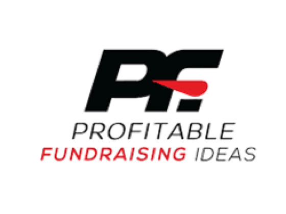 Logo with text: Profitable Fundraising Ideas