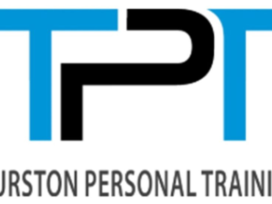 Stylized TPT logo with blue and black text
