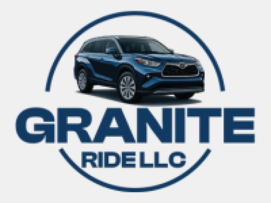 Granite Ride LLC logo featuring a blue SUV