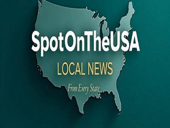 SpotOnTheUSA local news from every state slogan on USA map